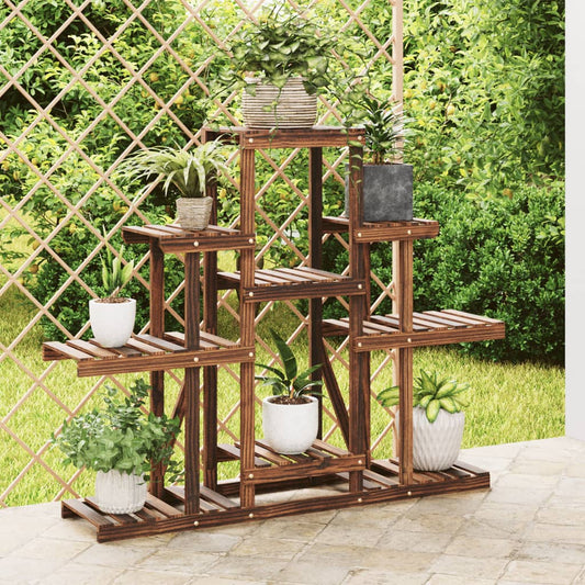 Portafiori 110x25x96 cm in Legno Massello di Abete - homemem39