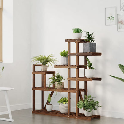 Portafiori 110x25x111 cm in Legno Massello di Abete - homemem39