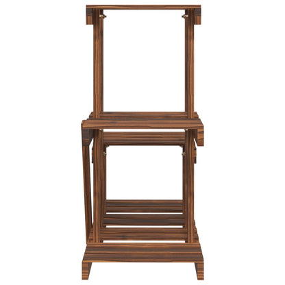 Portafiori 58x25x51 cm in Legno Massello di Abete - homemem39