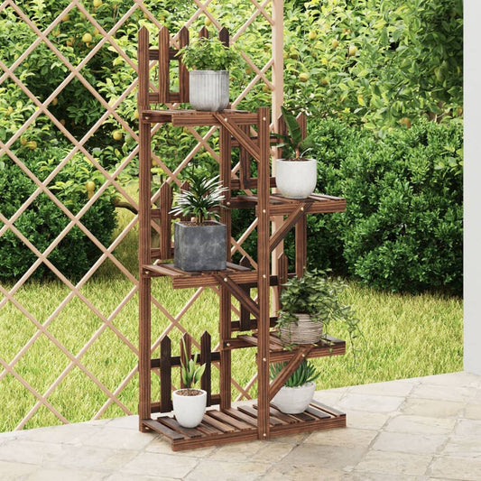 Portafiori 60x25x130 cm in Legno Massello di Abete - homemem39