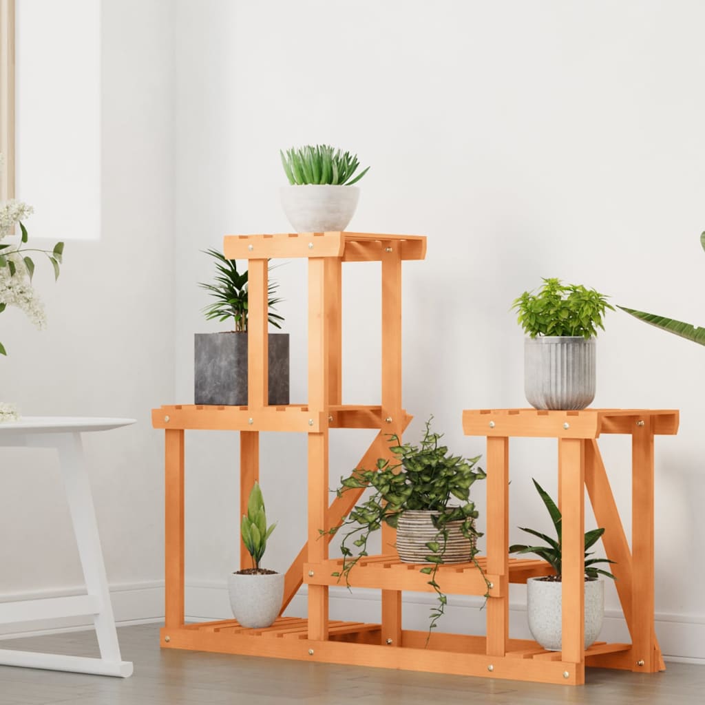 Portafiori 90x25x73,5 cm in Legno Massello di Abete - homemem39