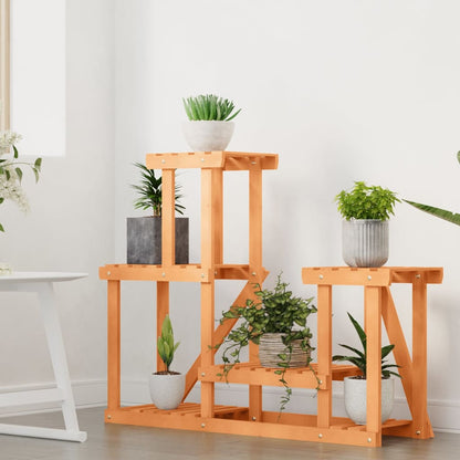 Portafiori 90x25x73,5 cm in Legno Massello di Abete - homemem39