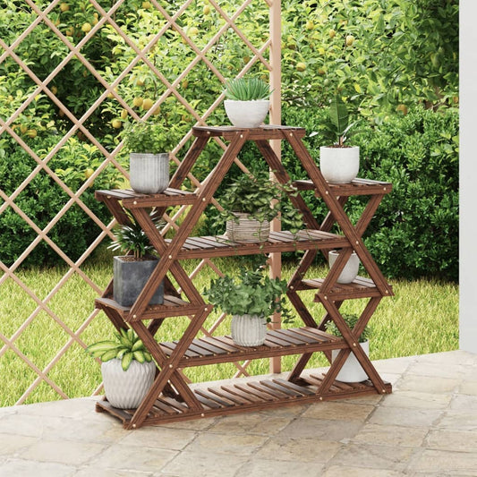 Portafiori 110x25x105 cm in Legno Massello di Abete - homemem39