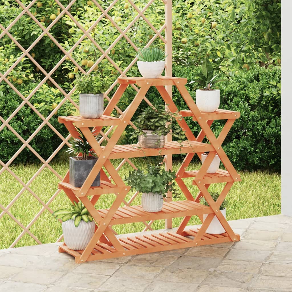 Portafiori 110x25x105 cm in Legno Massello di Abete - homemem39