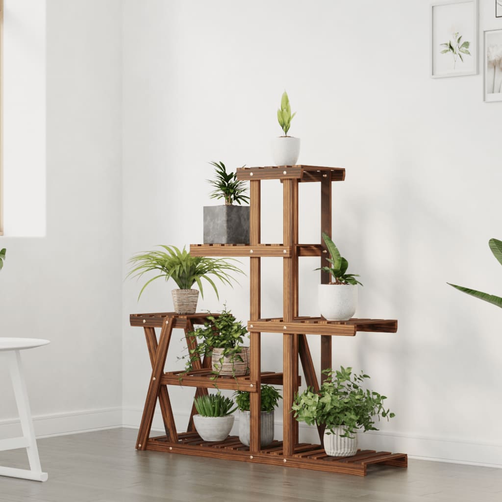 Portafiori 95x25x96 cm in Legno Massello di Abete - homemem39