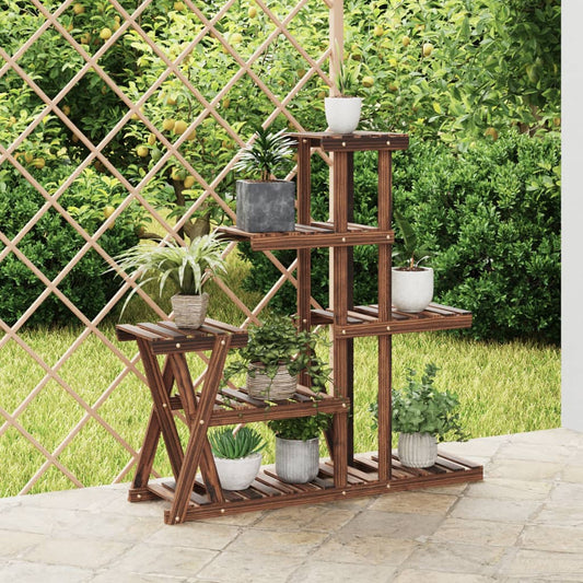 Portafiori 95x25x96 cm in Legno Massello di Abete - homemem39