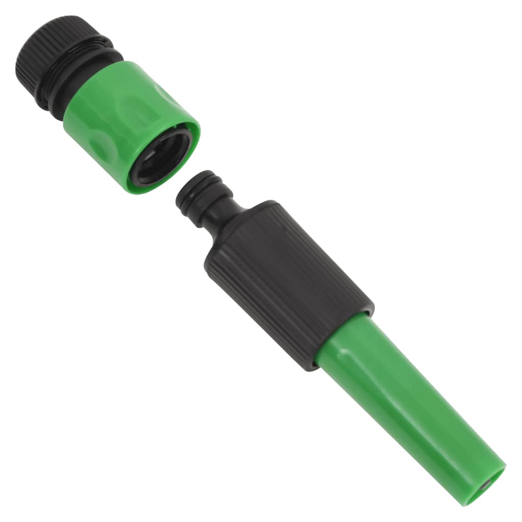 Set Tubo da Giardino con Raccordi Verde 0,75" 30 m in PVC