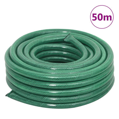 Set Tubo da Giardino con Raccordi Verde 0,75" 50 m in PVC