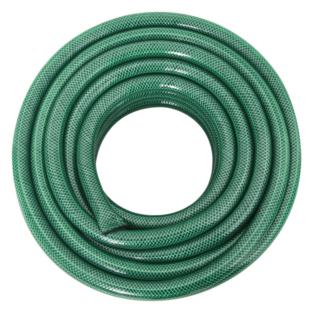 Set Tubo da Giardino con Raccordi Verde 0,75" 50 m in PVC