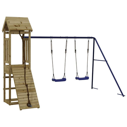 Set da Gioco da Esterno in Legno di Pino Impregnato | homemem39