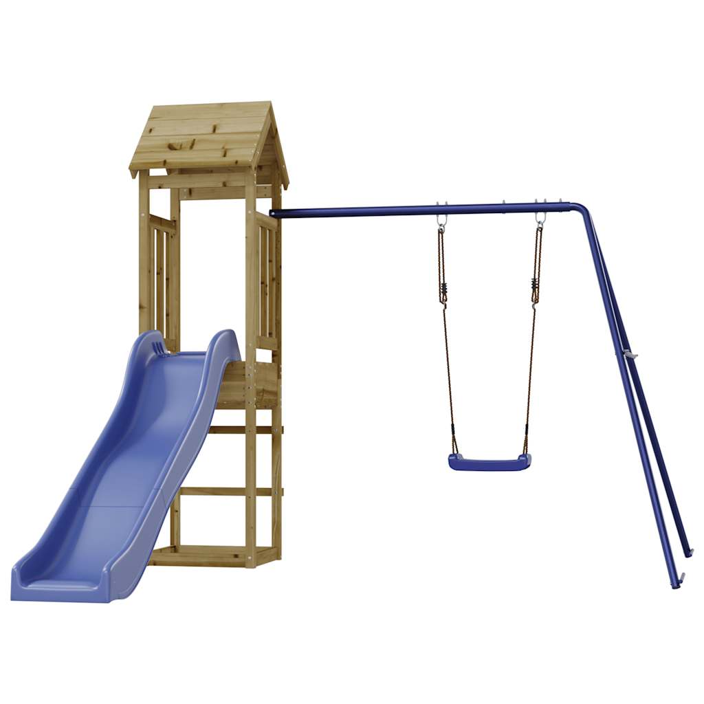 Set da Gioco da Esterno in Legno di Pino Impregnato - homemem39