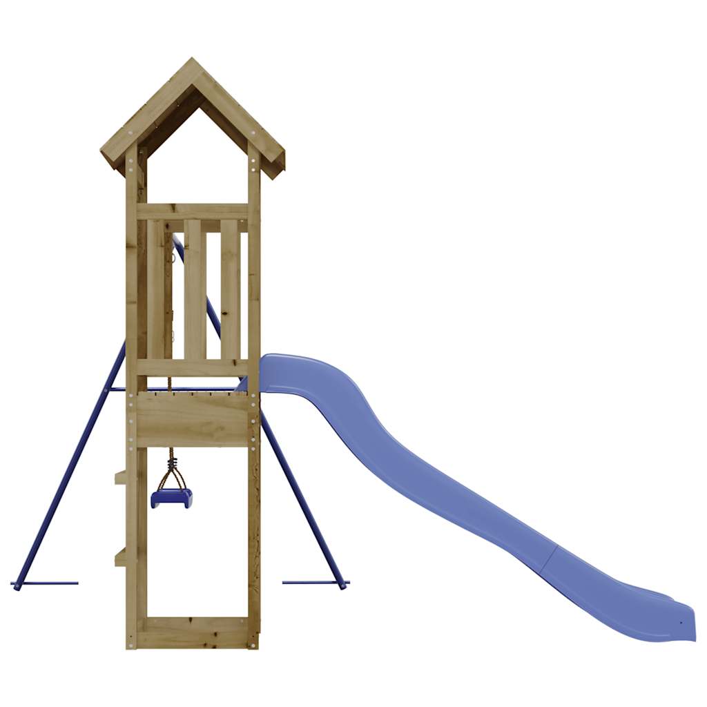 Set da Gioco da Esterno in Legno di Pino Impregnato - homemem39