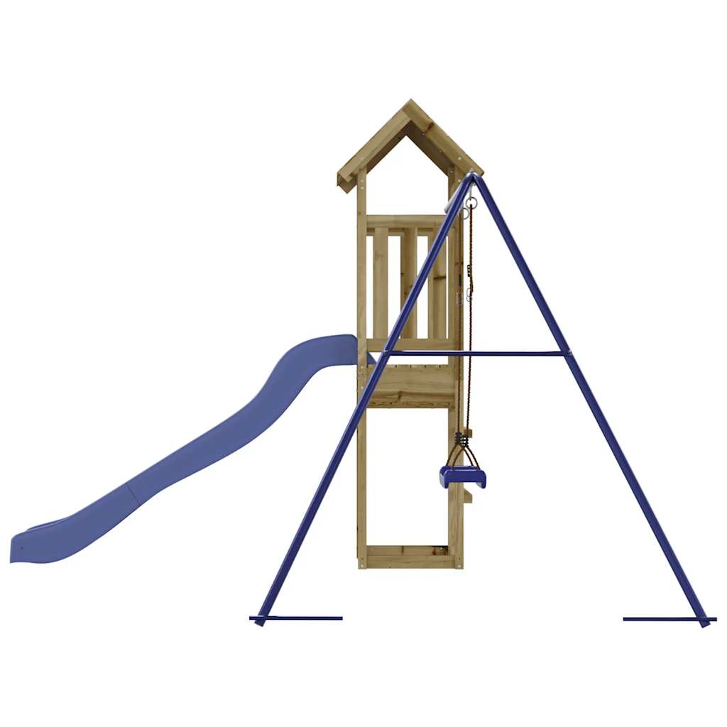 Set da Gioco da Esterno in Legno di Pino Impregnato - homemem39