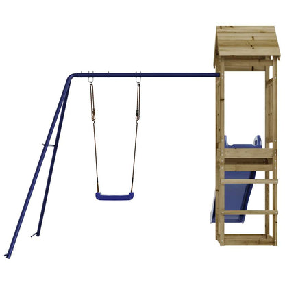 Set da Gioco da Esterno in Legno di Pino Impregnato - homemem39