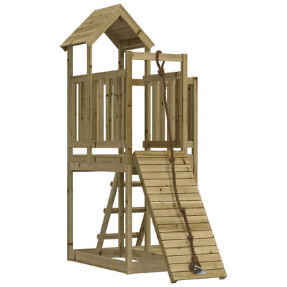 Casetta con Arrampicata in Legno di Pino Impregnato | homemem39