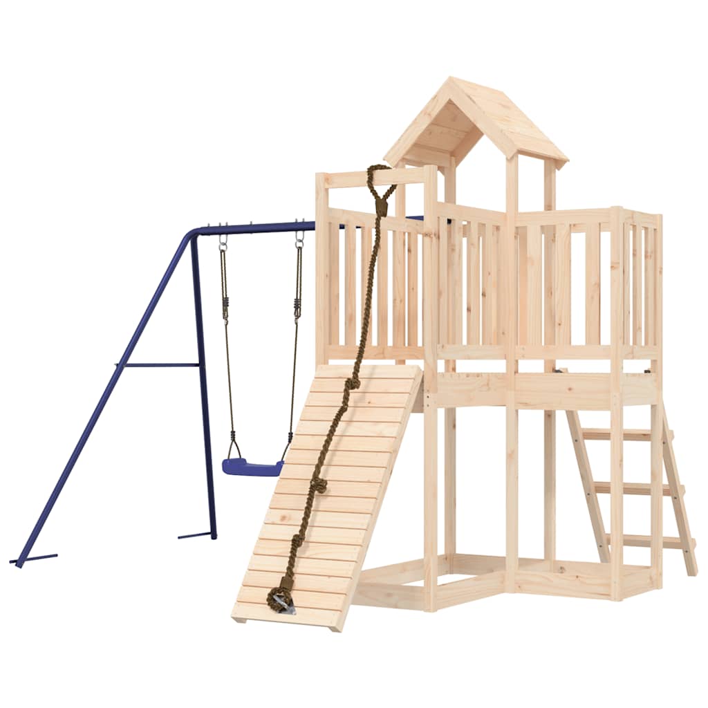Set da Gioco da Esterno in Legno Massello di Pino | homemem39