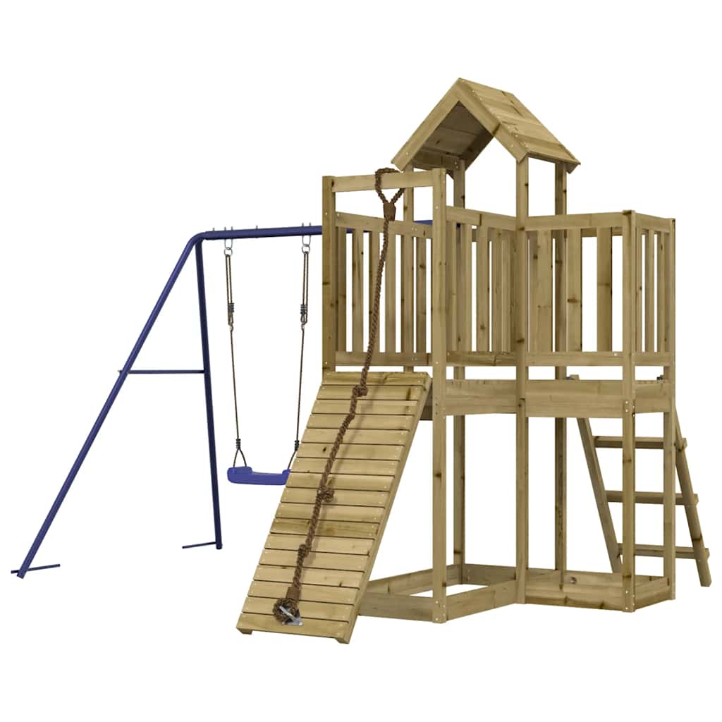 Set da Gioco da Esterno in Legno di Pino Impregnato | homemem39
