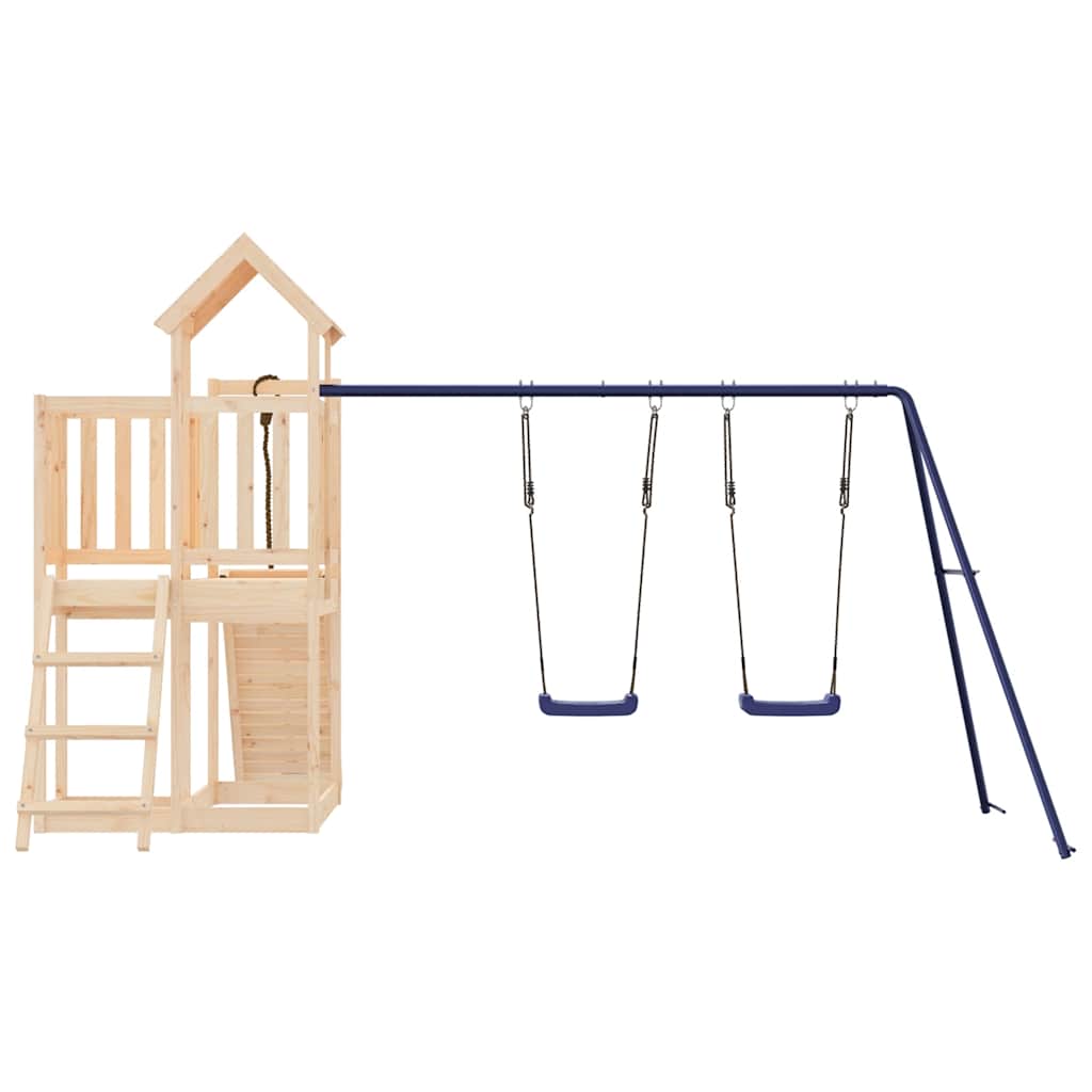 Set da Gioco da Esterno in Legno Massello di Pino | homemem39