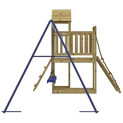 Set da Gioco da Esterno in Legno di Pino Impregnato | homemem39