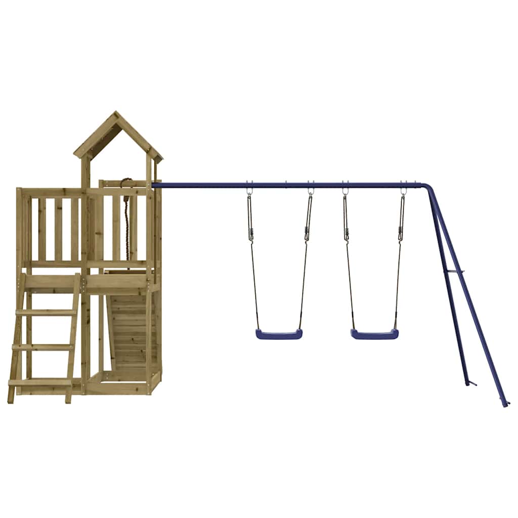 Set da Gioco da Esterno in Legno di Pino Impregnato | homemem39