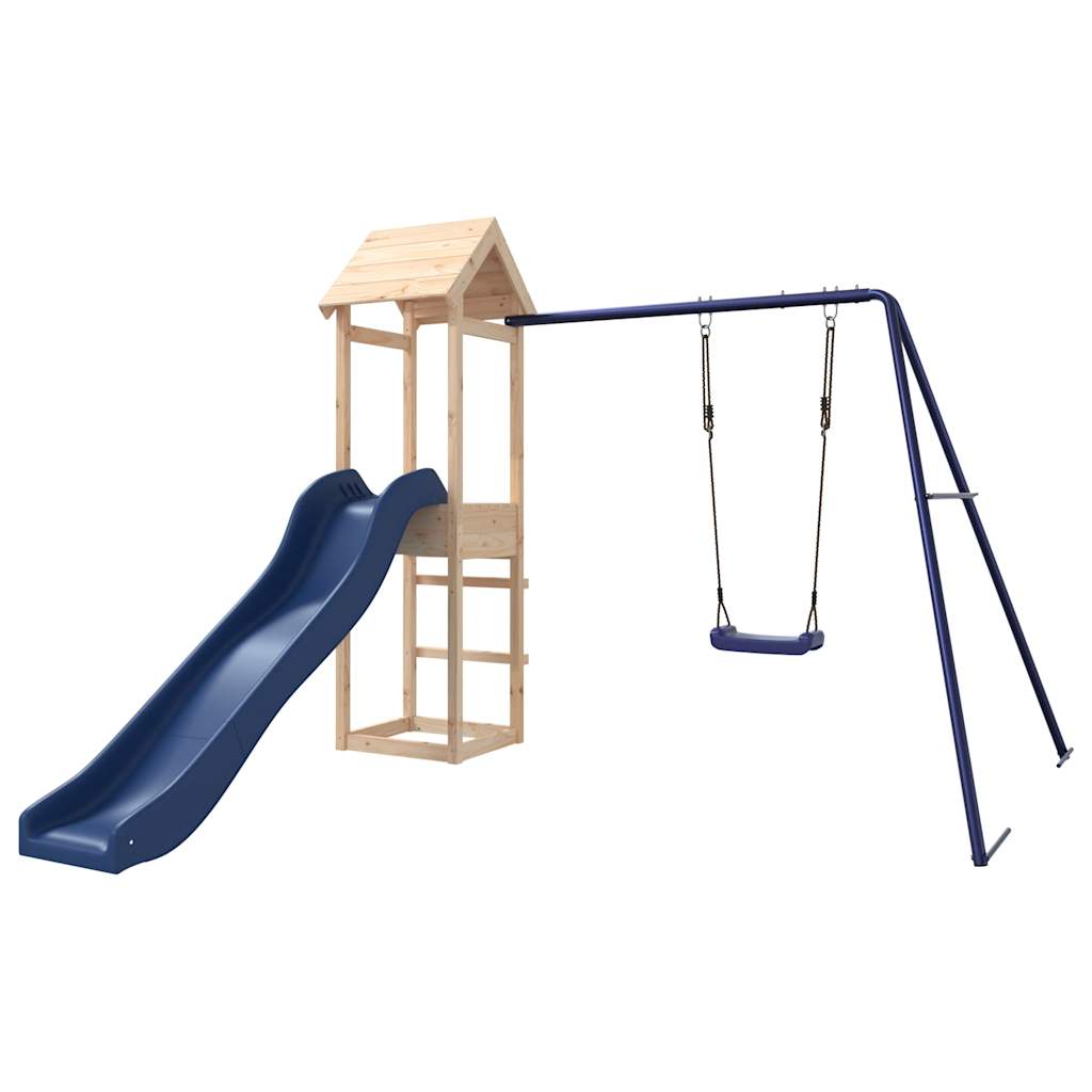 Set da Gioco da Esterno in Legno Massello di Pino - homemem39