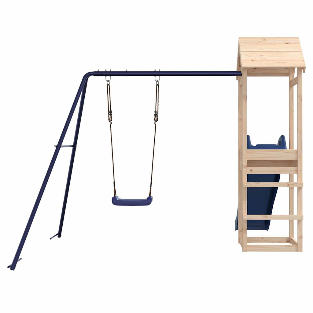 Set da Gioco da Esterno in Legno Massello di Pino - homemem39
