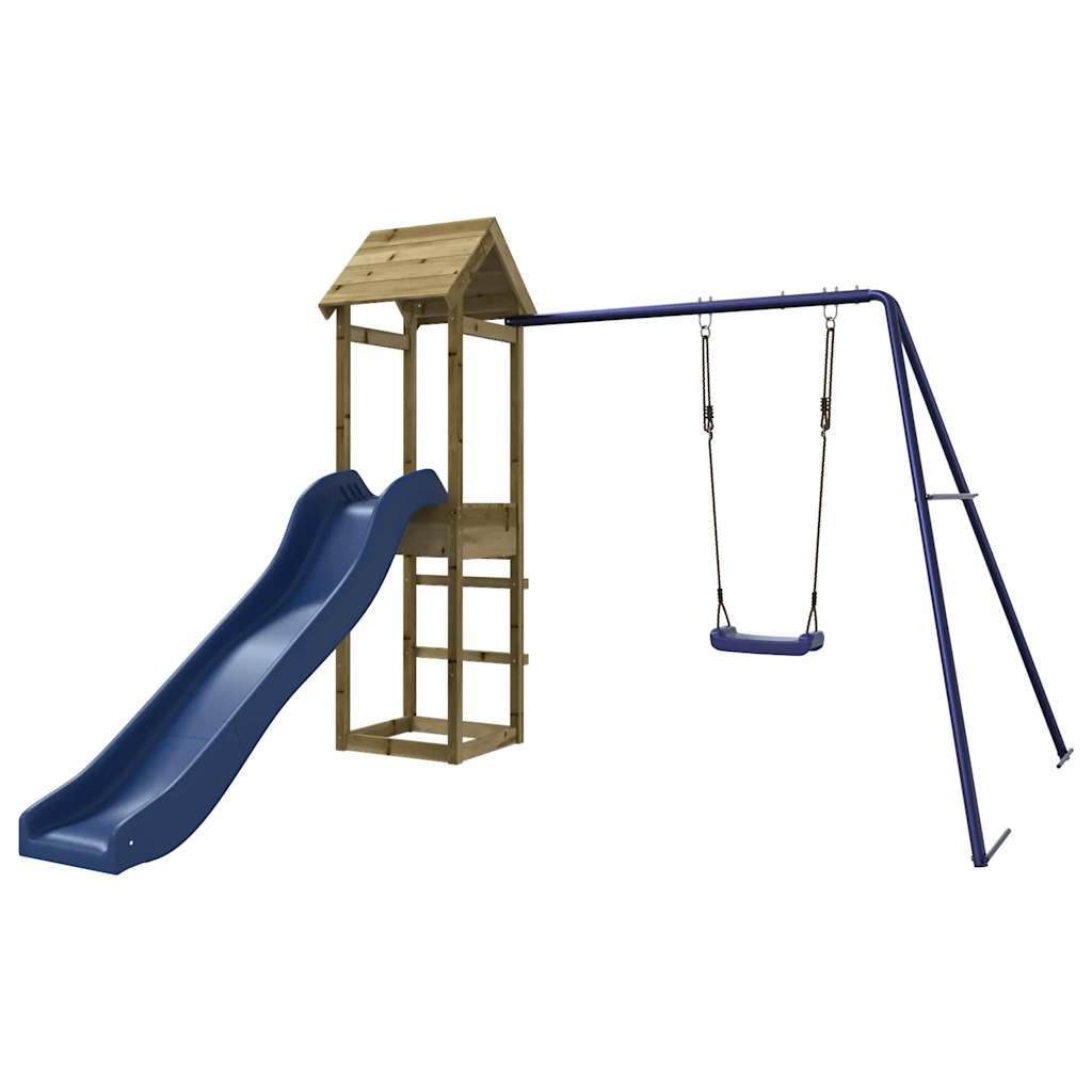Set da Gioco da Esterno in Legno di Pino Impregnato - homemem39