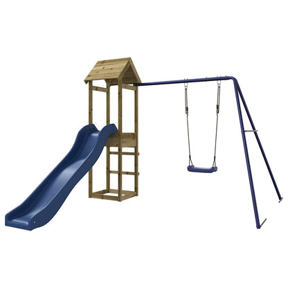Set da Gioco da Esterno in Legno di Pino Impregnato - homemem39