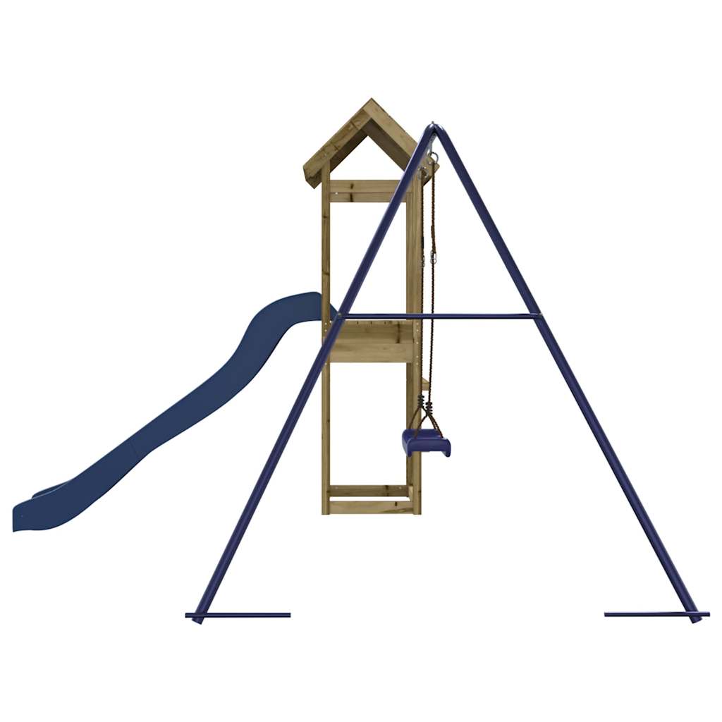 Set da Gioco da Esterno in Legno di Pino Impregnato - homemem39