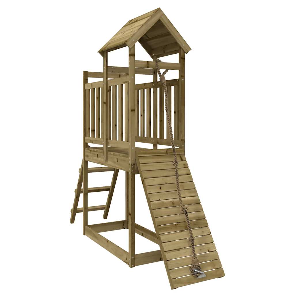 Casetta con Arrampicata in Legno di Pino Impregnato | homemem39
