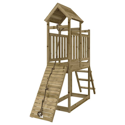 Casetta con Arrampicata in Legno di Pino Impregnato | homemem39