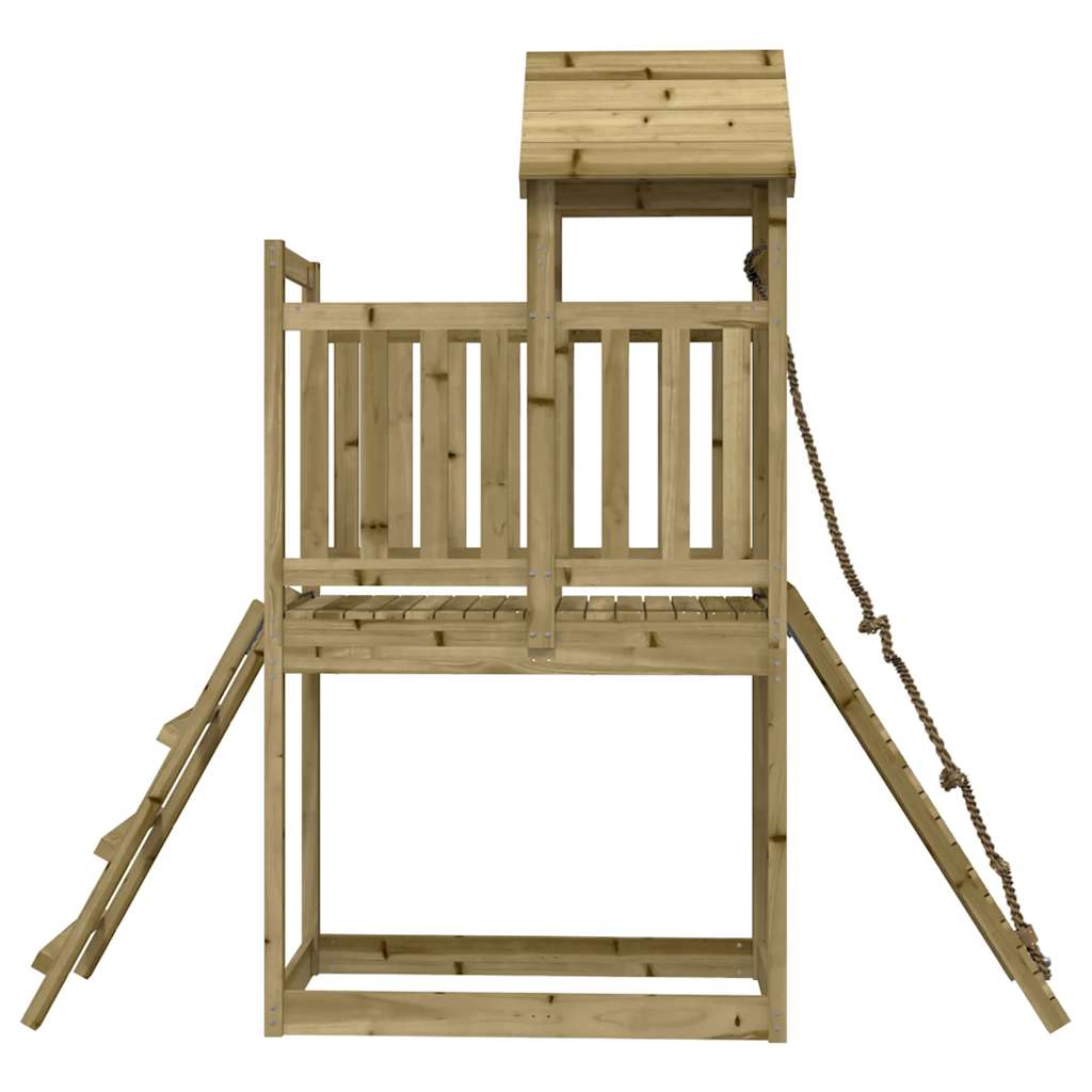 Casetta con Arrampicata in Legno di Pino Impregnato | homemem39