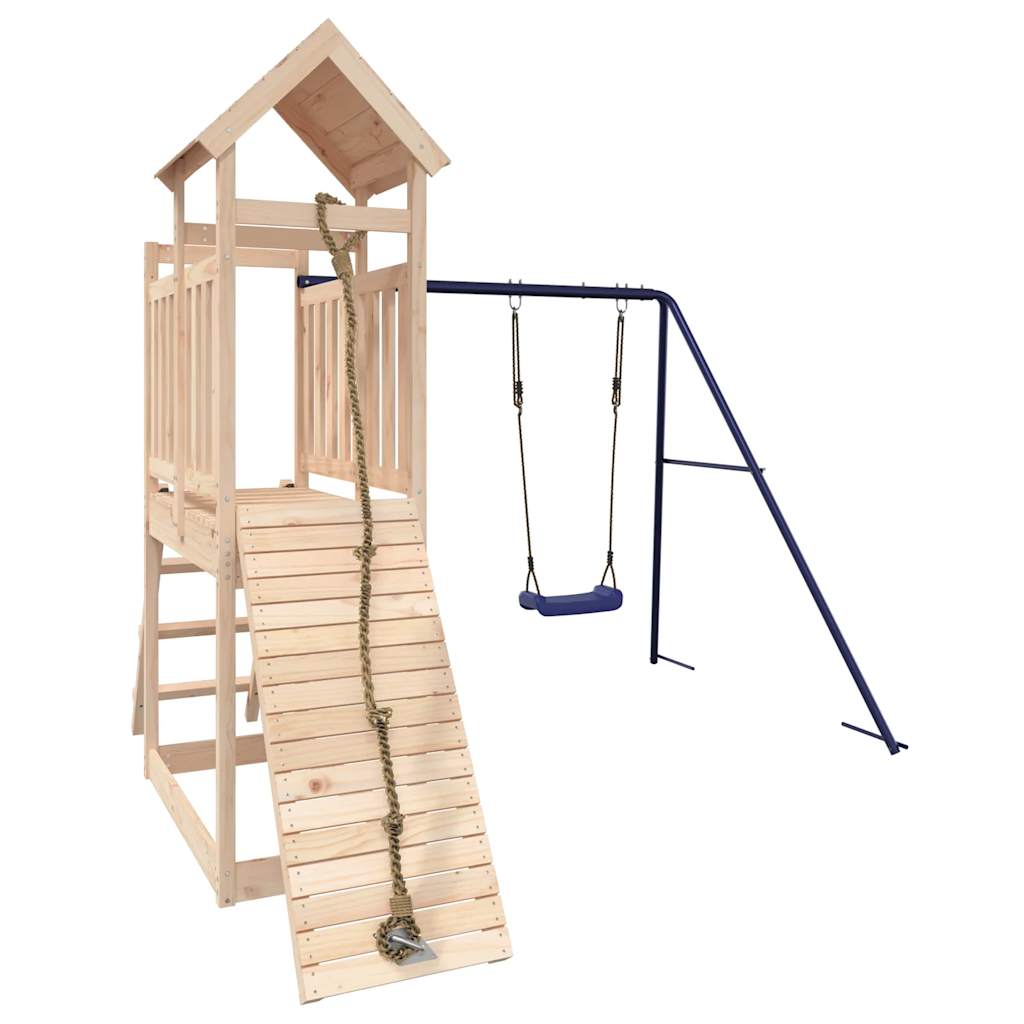 Set da Gioco da Esterno in Legno Massello di Pino | homemem39