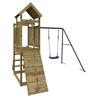 Set da Gioco da Esterno in Legno di Pino Impregnato | homemem39