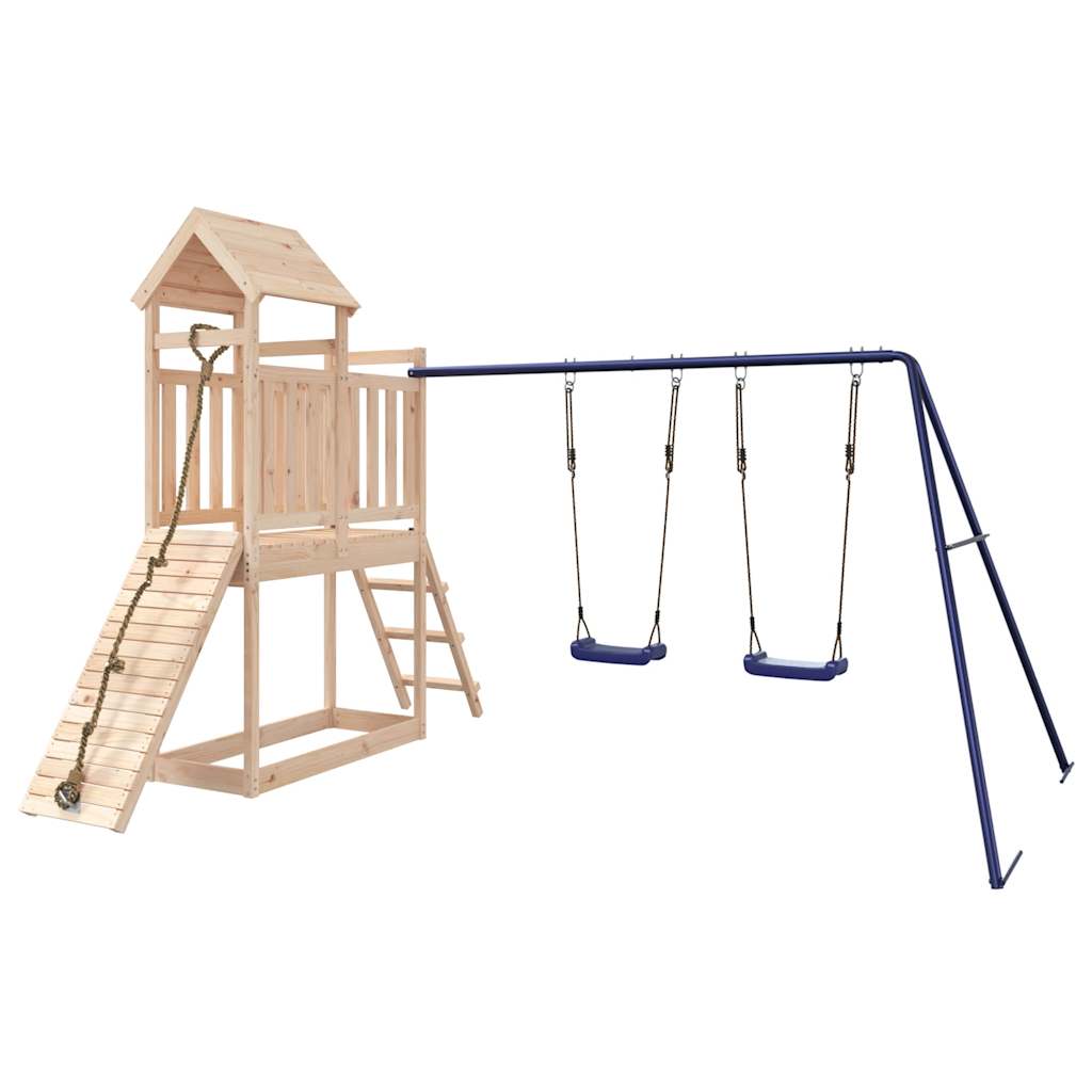 Set da Gioco da Esterno in Legno Massello di Pino | homemem39