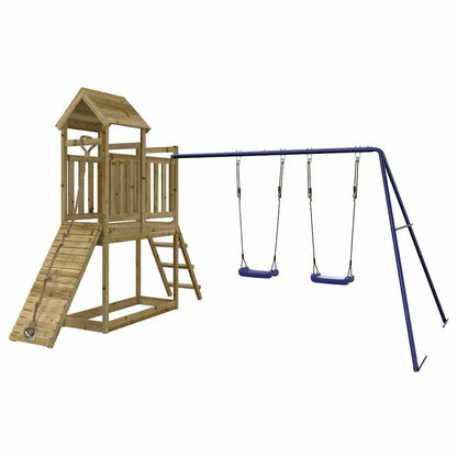 Set da Gioco da Esterno in Legno di Pino Impregnato | homemem39
