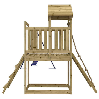 Set da Gioco da Esterno in Legno di Pino Impregnato | homemem39