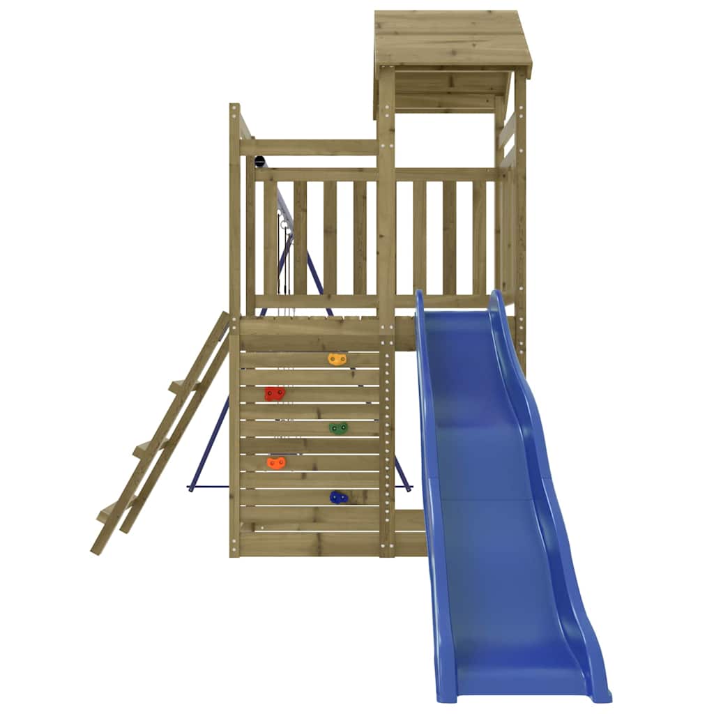 Set da Gioco da Esterno in Legno di Pino Impregnato | homemem39