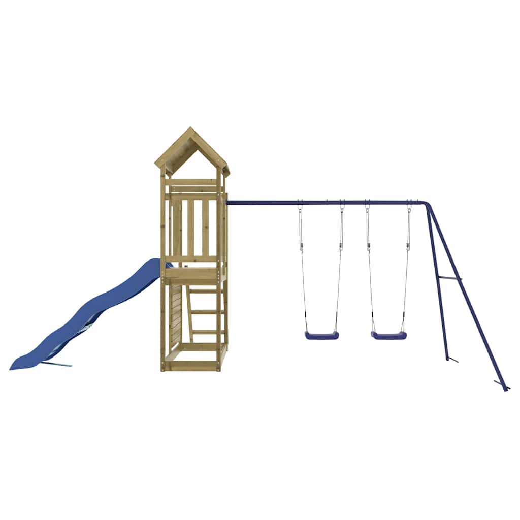 Set da Gioco da Esterno in Legno di Pino Impregnato | homemem39