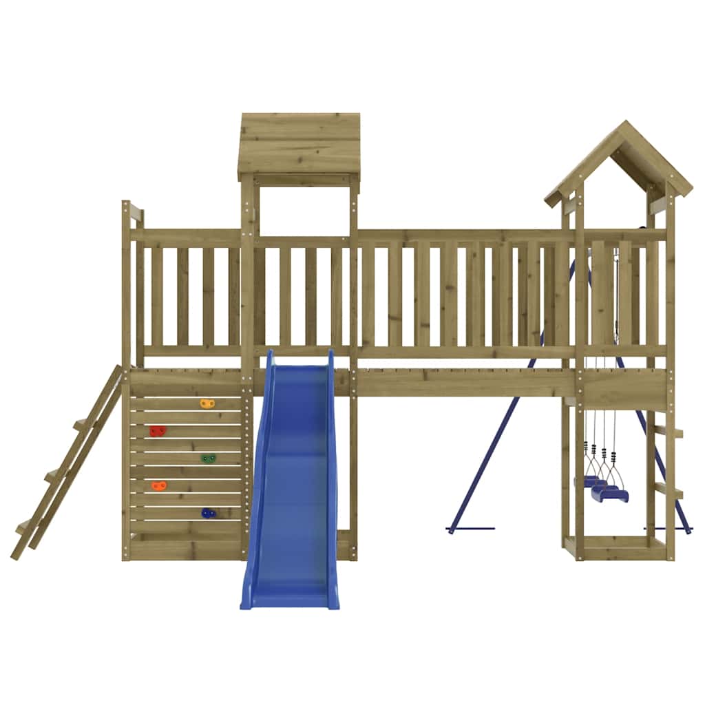 Set da Gioco da Esterno in Legno di Pino Impregnato | homemem39
