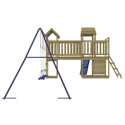 Set da Gioco da Esterno in Legno di Pino Impregnato | homemem39