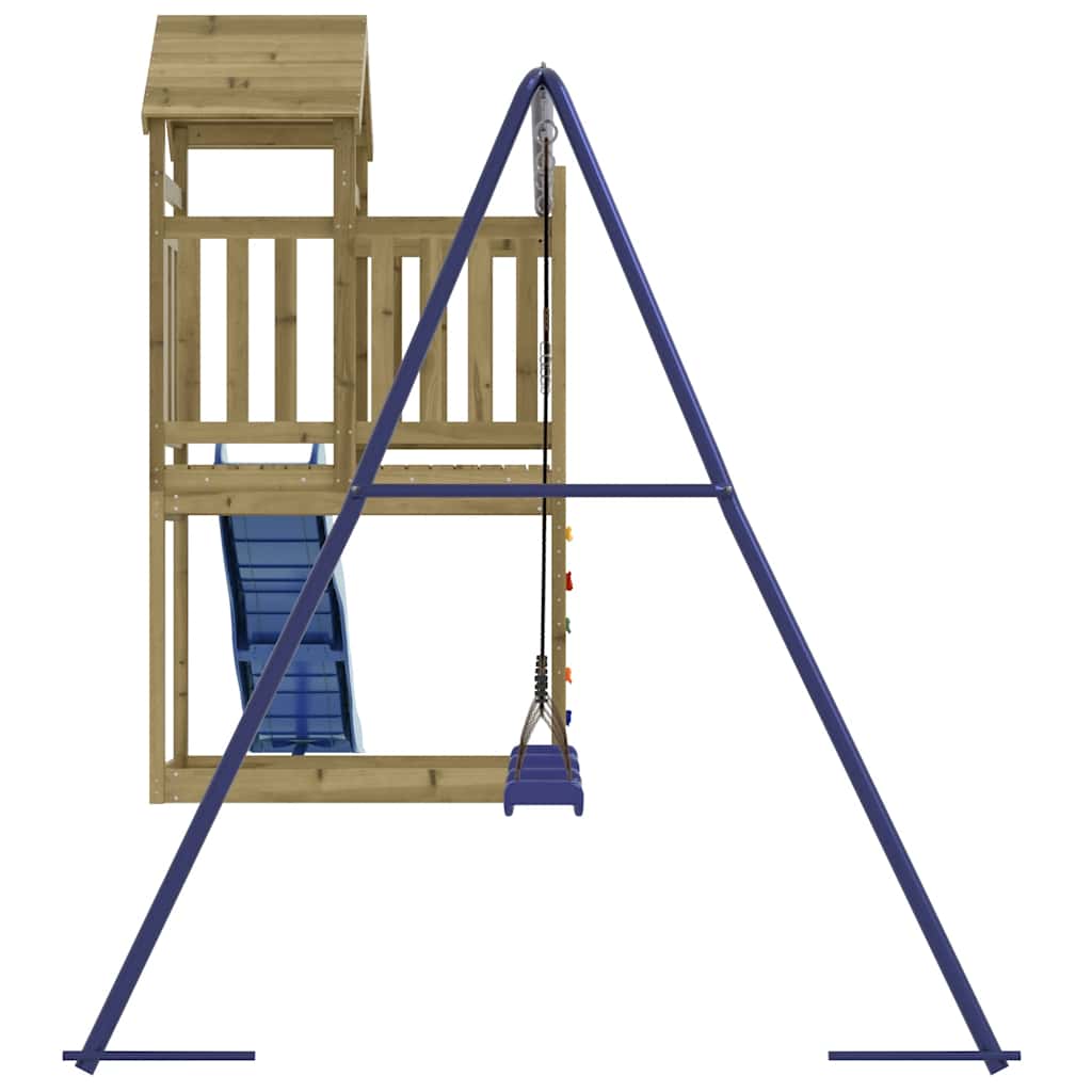 Set da Gioco da Esterno in Legno di Pino Impregnato | homemem39