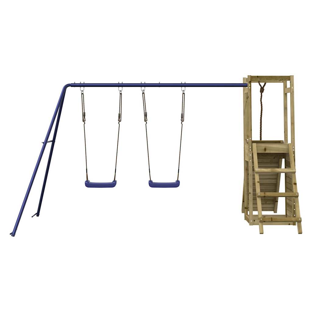 Set da Gioco da Esterno in Legno di Pino Impregnato | homemem39