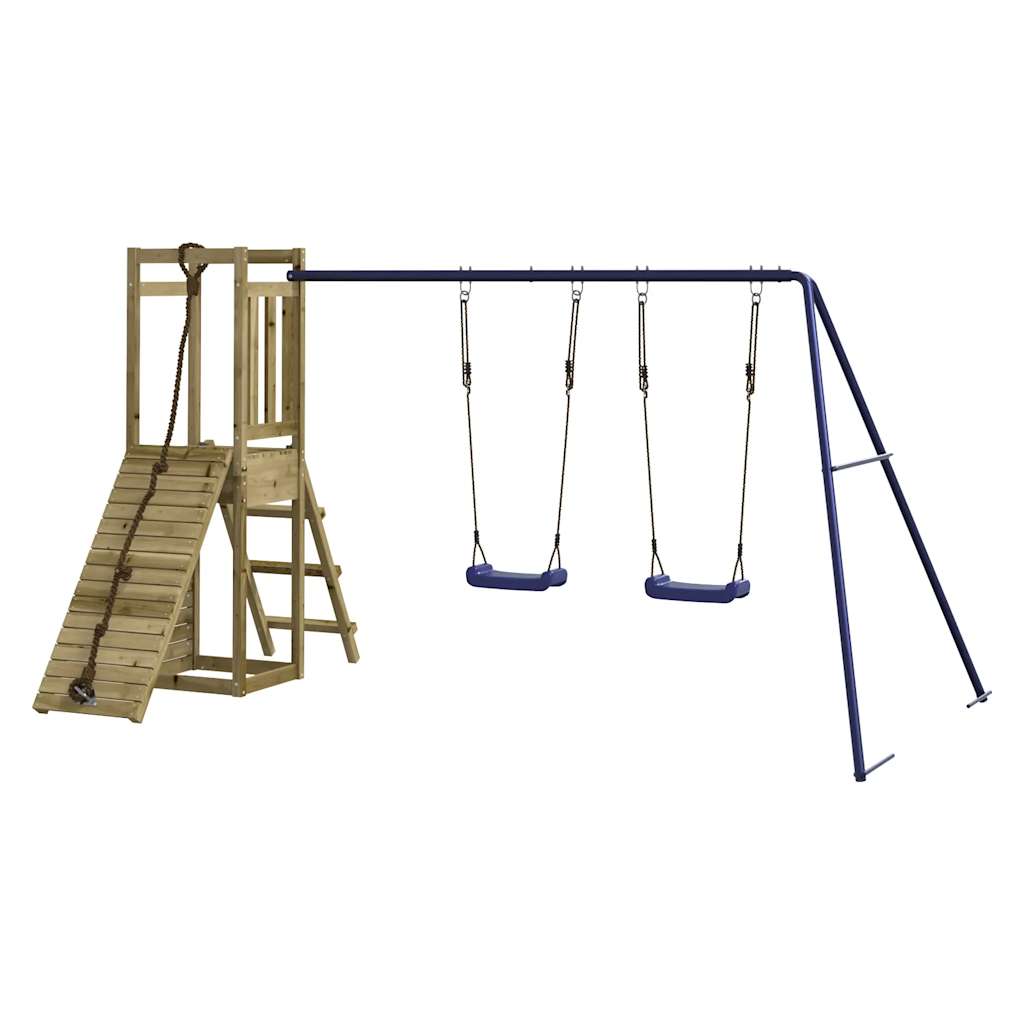 Set da Gioco da Esterno in Legno di Pino Impregnato | homemem39