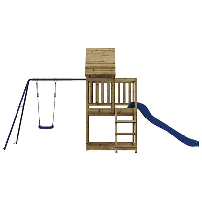 Set da Gioco da Esterno in Legno di Pino Impregnato | homemem39
