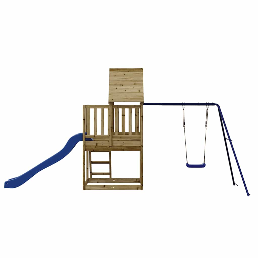Set da Gioco da Esterno in Legno di Pino Impregnato | homemem39