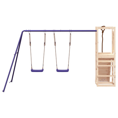 Set da Gioco da Esterno in Legno Massello di Pino | homemem39