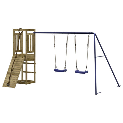 Set da Gioco da Esterno in Legno di Pino Impregnato | homemem39
