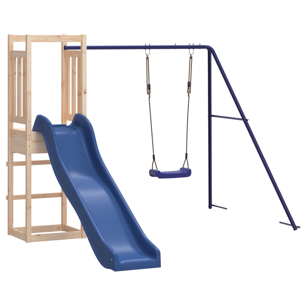 Set da Gioco da Esterno in Legno Massello di Pino - homemem39