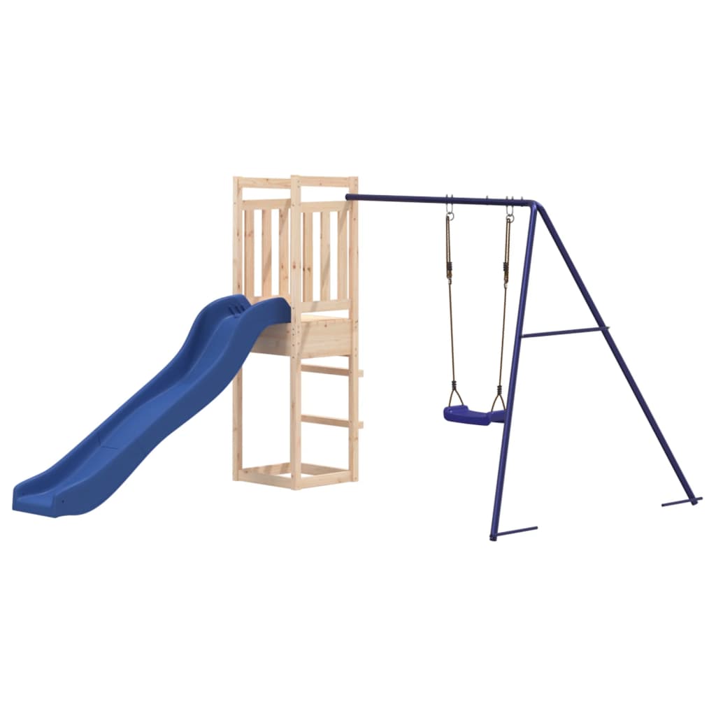 Set da Gioco da Esterno in Legno Massello di Pino - homemem39